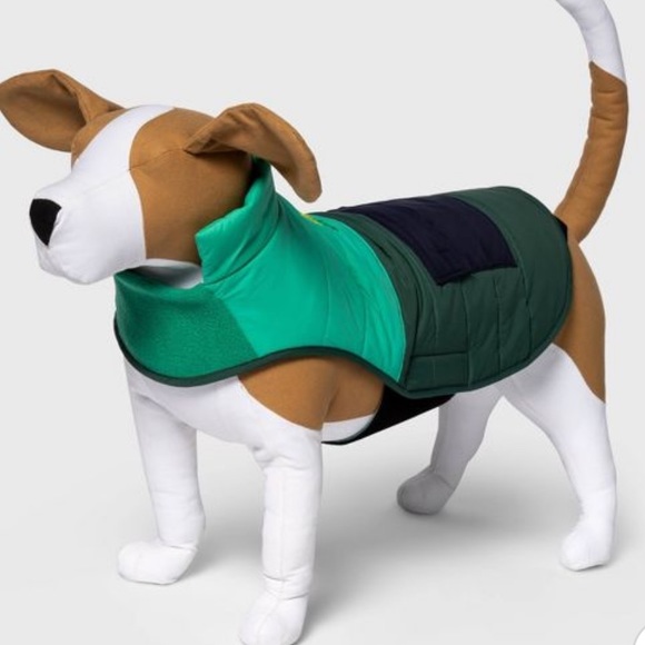 Boots & Barley Other - Boots & Barkley Color Block Dog Puffer jacket